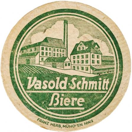 alter Bierdeckel um 1940