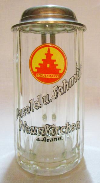 altes Glas 10/20 Liter