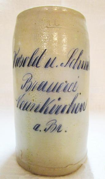 geritzter Krug Vasold u. Schmitt 1 Liter