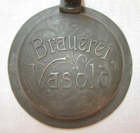 alter Zinndeckel Vasold