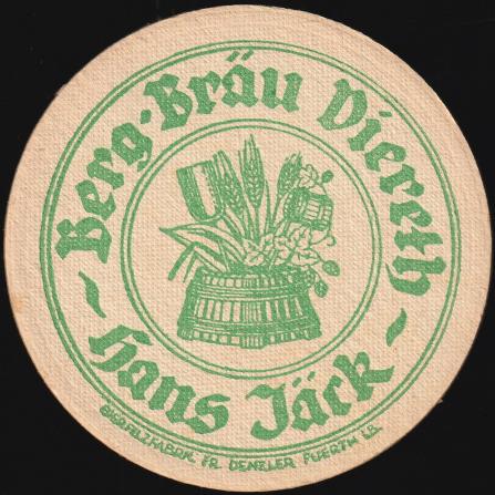 Bierdeckel aus den 1930er Jahren