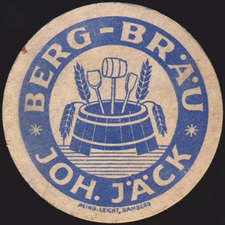 Bierdeckel Anfang 1950er Jahre