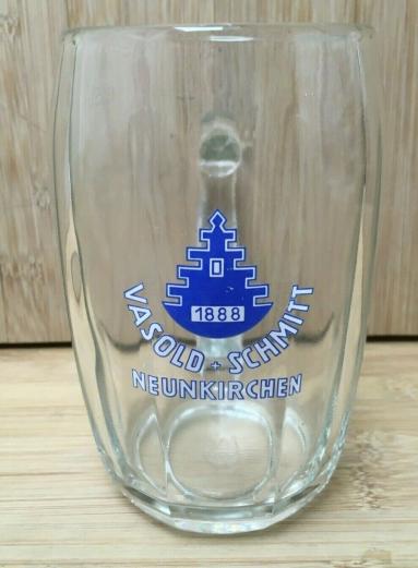 altes Glas 0,5 Liter