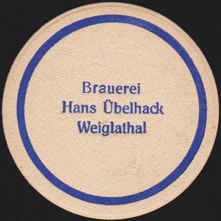 Weiglathal, Brauerei Übelhack, +1990