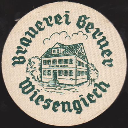 Wiesengiech, Brauerei Gerner, +1962