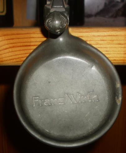 Zinndeckel Franz Wirth