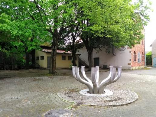Der berühmte Bamberger Röhrenbrunnen