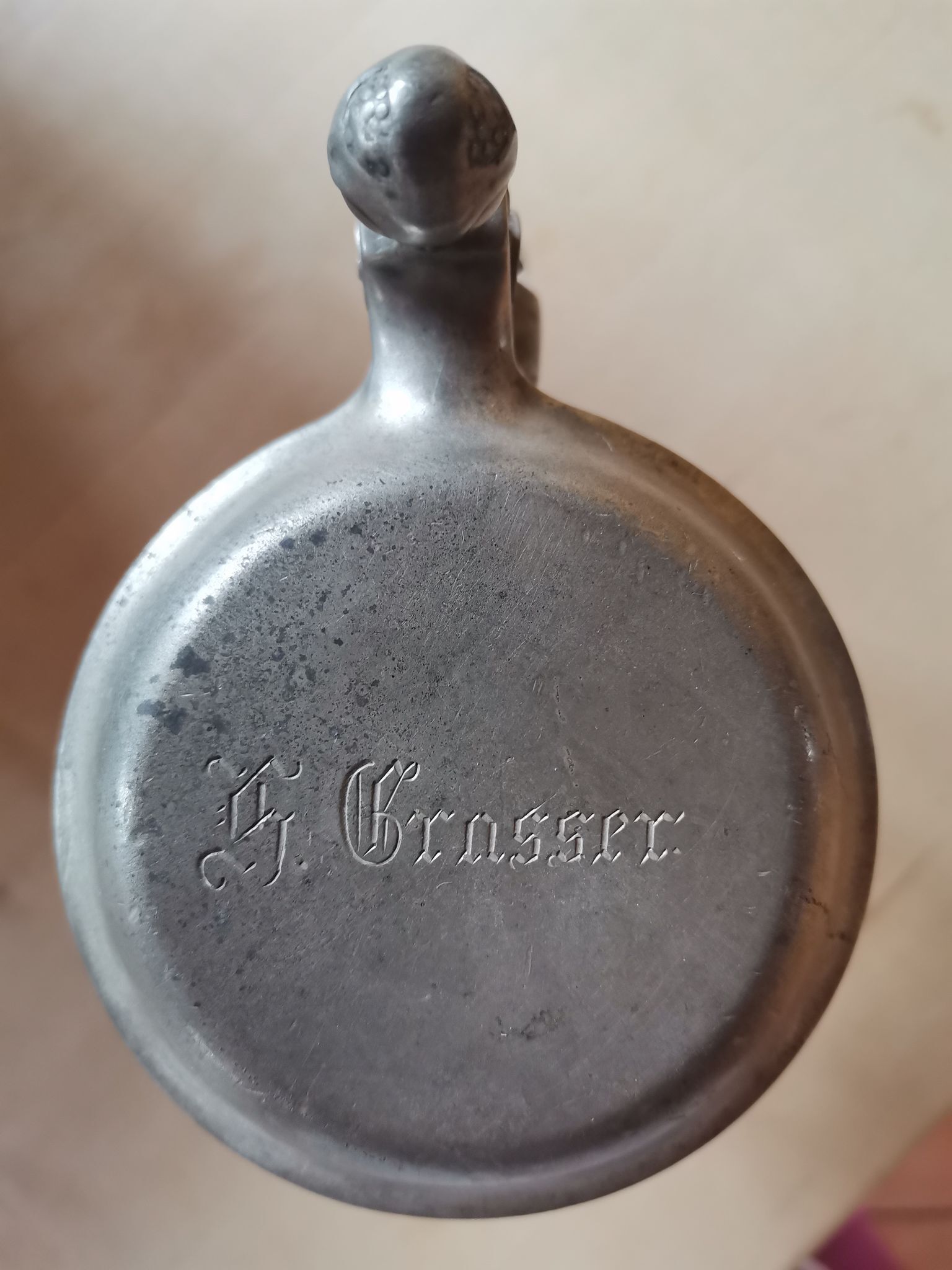 Zinndeckel von Hans Grasser